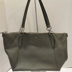 EUC Coach Ava Elegant Gray Tote Bag